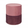 Pouf in velluto 