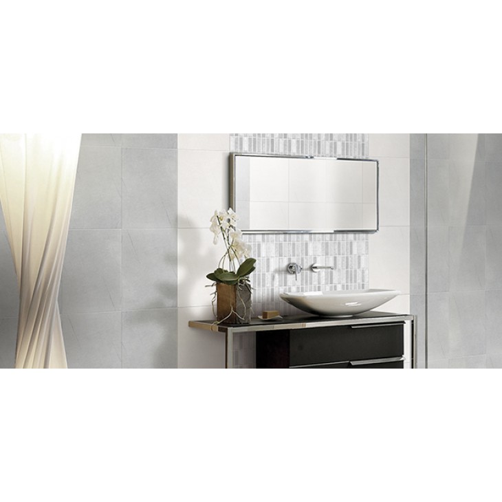 Mattonella lineabalsa 25x33 colore grigio 