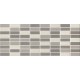 Mattonella domus beige + taupe + mosaico 