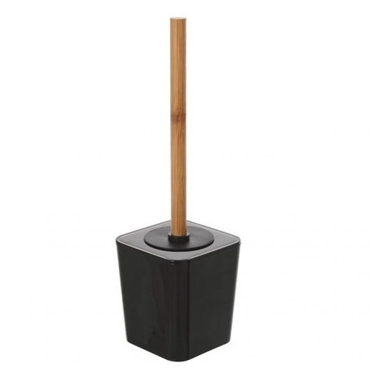 Porta scopino nero/bamboo