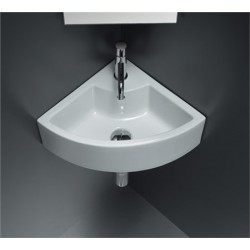 Lavabo da appoggio Ice Corner 36x36 Cm