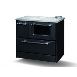 Stufa a legno con cucina 