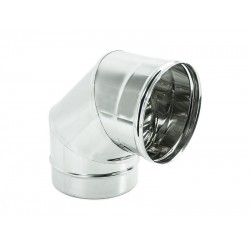 Curva a 90° da 250 - acciaio inox