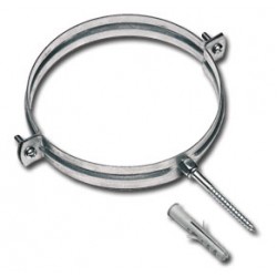Collare per canna fumaria da 250 - acciaio inox