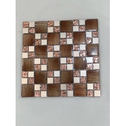 Mosaico su rete Texture Ambra 30x30 